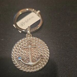 Brighton Silver Nautical Anchor Keychain